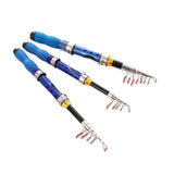 Maxbell Telescopic Fishing Rod Ultralight Strong Baitcasting Fishing Rod Collapsible 1.5m