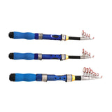 Maxbell Telescopic Fishing Rod Ultralight Strong Baitcasting Fishing Rod Collapsible 1.5m