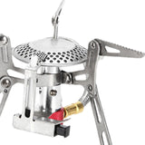 Maxbell Camping Gas Stove Split Burner Emergency Collapsible Stove Camp Stove Butane