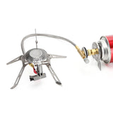 Maxbell Camping Gas Stove Split Burner Emergency Collapsible Stove Camp Stove Butane