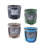 Maxbell Collapsible Bucket Foldable Water Bucket Water Container for Camping Boating Black