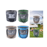 Maxbell Collapsible Bucket Foldable Water Bucket Water Container for Camping Boating Black