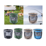 Maxbell Collapsible Bucket Foldable Water Bucket Water Container for Camping Boating Black