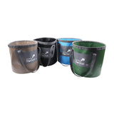 Maxbell Collapsible Bucket Foldable Water Bucket Water Container for Camping Boating Black