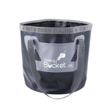 Maxbell Collapsible Bucket Foldable Water Bucket Water Container for Camping Boating Black