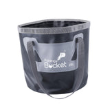 Maxbell Collapsible Bucket Foldable Water Bucket Water Container for Camping Boating Black