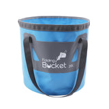 Maxbell Collapsible Bucket Foldable Water Bucket Water Container for Camping Boating Blue