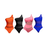 Maxbell Women Swimsuit Beachwear Padded Cup 1 Piece Bikini for Holiday Surfing Beach S Orange