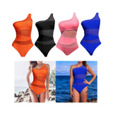 Maxbell Women Swimsuit Beachwear Padded Cup 1 Piece Bikini for Holiday Surfing Beach S Orange