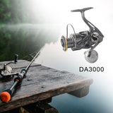 Maxbell Fishing Reel Lightweight Max Drag 15kg Baitcasting Reels for Sea Fishing 3000