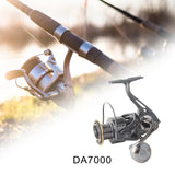 Maxbell Fishing Reel Lightweight Max Drag 15kg Baitcasting Reels for Sea Fishing 7000