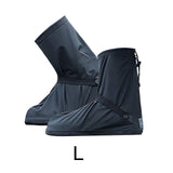 Maxbell Waterproof Shoe Covers PVC Reusable Rain Boots for Outdoor Men Women Camping 37-38