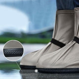 Maxbell Waterproof Shoe Covers PVC Reusable Rain Boots for Outdoor Men Women Camping 37-38