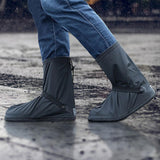 Maxbell Waterproof Shoe Covers PVC Reusable Rain Boots for Outdoor Men Women Camping 37-38