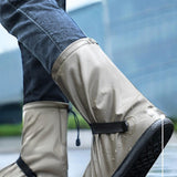 Maxbell Waterproof Shoe Covers PVC Reusable Rain Boots for Outdoor Men Women Camping 41-42