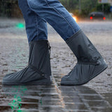 Maxbell Waterproof Shoe Covers PVC Reusable Rain Boots for Outdoor Men Women Camping 41-42