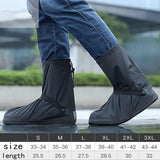Maxbell Waterproof Shoe Covers PVC Reusable Rain Boots for Outdoor Men Women Camping 41-42