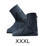 Maxbell Waterproof Shoe Covers PVC Reusable Rain Boots for Outdoor Men Women Camping 43-44