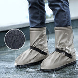 Maxbell Waterproof Shoe Covers PVC Reusable Rain Boots for Outdoor Men Women Camping 43-44