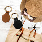 Maxbell Magnetic Hat Clip Portable Travel Hat Clip for Wide Brim Hats Women Backpack 10x5cm Brown