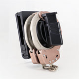 Maxbell Handcuff Holster Belt Clip Attachment Quick Release Pouch for Travel Hunting short bottom plate