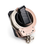 Maxbell Handcuff Holster Belt Clip Attachment Quick Release Pouch for Travel Hunting short bottom plate
