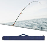 Maxbell Fishing Rod Umbrella Bags Fishing Tackle Bag Thick for Outside Hiking Camping Blue S