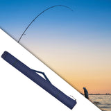 Maxbell Fishing Rod Umbrella Bags Fishing Tackle Bag Thick for Outside Hiking Camping Blue S