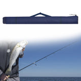 Maxbell Fishing Rod Umbrella Bags Fishing Tackle Bag Thick for Outside Hiking Camping Blue S