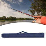 Maxbell Fishing Rod Umbrella Bags Fishing Tackle Bag Thick for Outside Hiking Camping Blue S