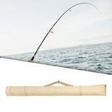 Maxbell Fishing Rod Umbrella Bags Fishing Tackle Bag Thick for Outside Hiking Camping Khaki L