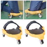 Maxbell Rolling Knee Pad Multifunction for Construction Gardening Woodwork Yellow