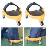 Maxbell Rolling Knee Pad Multifunction for Construction Gardening Woodwork Yellow