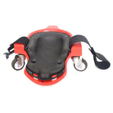 Maxbell Rolling Knee Pad Multifunction for Construction Gardening Woodwork Red