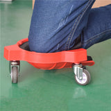 Maxbell Rolling Knee Pad Multifunction for Construction Gardening Woodwork Red
