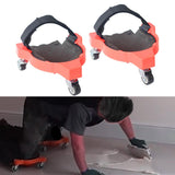 Maxbell Rolling Knee Pad Multifunction for Construction Gardening Woodwork Red