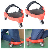Maxbell Rolling Knee Pad Multifunction for Construction Gardening Woodwork Red