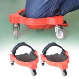 Maxbell Rolling Knee Pad Multifunction for Construction Gardening Woodwork Red