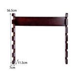 Maxbell Fishing Rod Rack Wall Mount Fishing Pole Holder Wood for Home Basement Store
