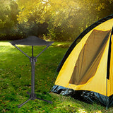 Maxbell Folding Stool Portable Lounge Tall Slacker Chair for Outdoor Walking Fishing