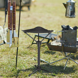 Maxbell Folding Stool Portable Lounge Tall Slacker Chair for Outdoor Walking Fishing