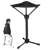 Maxbell Folding Stool Portable Lounge Tall Slacker Chair for Outdoor Walking Fishing