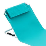 Maxbell Floor Chair with Back Support Beach Folding Cushion Seat for Sporting Events