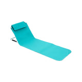 Maxbell Floor Chair with Back Support Beach Folding Cushion Seat for Sporting Events
