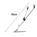 Maxbell Fishing Rod Holder Stand Bracket Stainless Steel Raft Ship Fishing Pole Rack