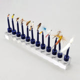 Maxbell Fishing Lure Display Stand for Collection Fly Fishing Hooks Fly Fishing Lure