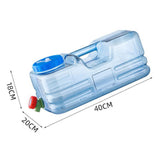 Maxbell Water Storage Jug Water Storage with Water Pipe Outdoor Reusable with Faucet 10L