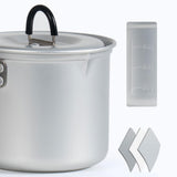 Maxbell Camping Pot 770ml Large Capacity Bowl Coffee Pot for Trekking Fishing Hiking