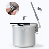 Maxbell Camping Pot 770ml Large Capacity Bowl Coffee Pot for Trekking Fishing Hiking