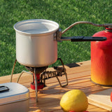 Maxbell Camping Pot 770ml Large Capacity Bowl Coffee Pot for Trekking Fishing Hiking